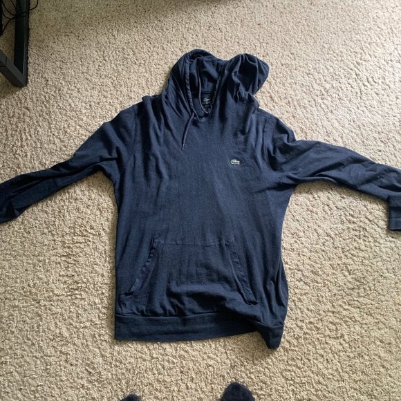 Thin Lacoste Hoodie Small - Picture 8 of 10